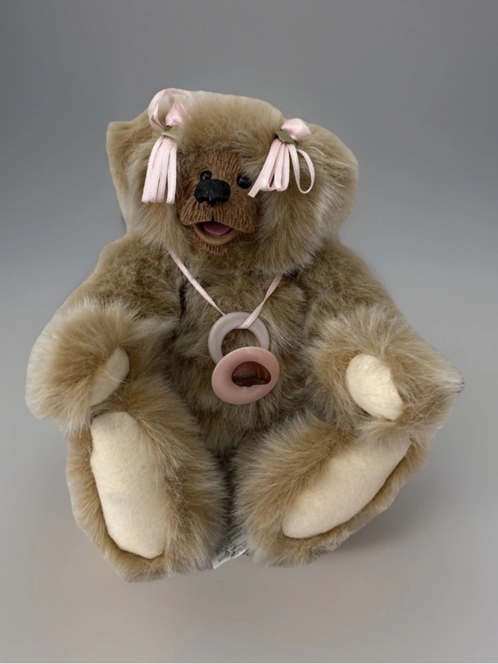 Vintage Kimbearly's Originals By A&A Plush Gabriella Bear Champ posable